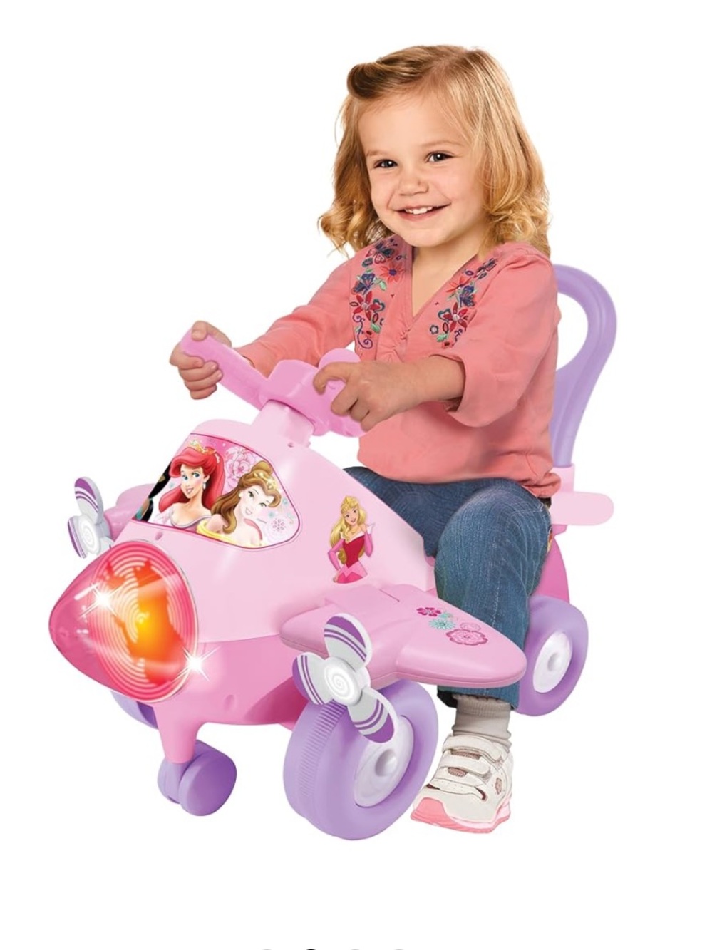 Disney Princess Animated Lights Activity Plane Ride On